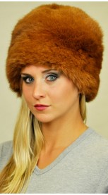 Brown possum fur hat